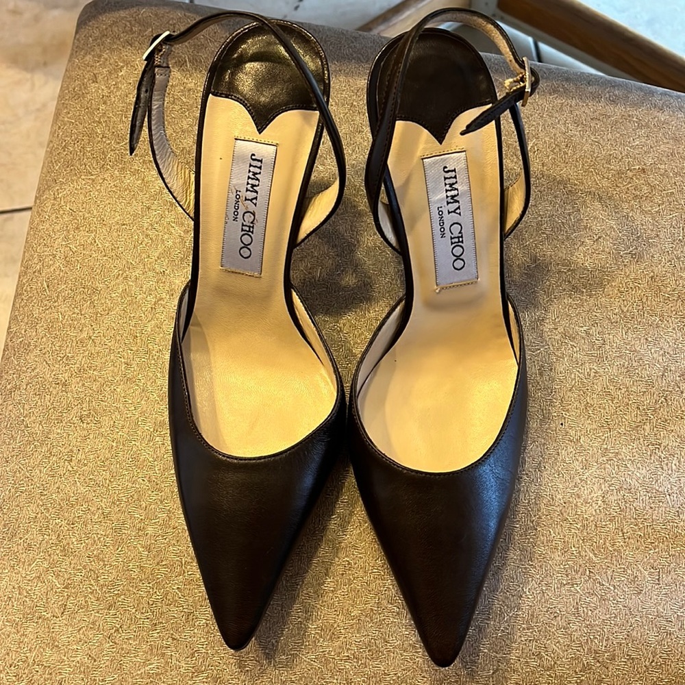 Jimmy Choo sling back heel